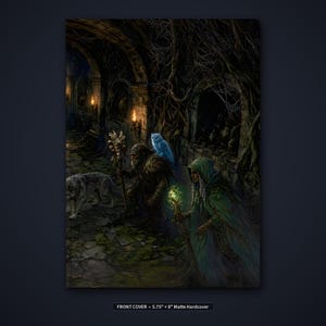 Myth and Monster Druid Dungeon Hardcover Journal - Blank Fantasy Sketchbook image 2