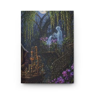 Gargoyles and Grimoires Haunted Alchemist Conservatory Hardcover Journal - Blank Gothic Fantasy Sketchbook image 1