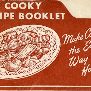 Digital Download -Mirro Press Cooky/Cookie and Pastry Instruction Booklet with Recipes