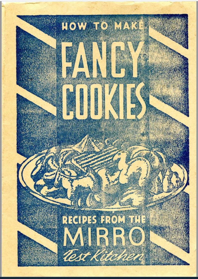 Digital Download -mirro Press Cooky (cookie) Instruction Booklet With ...