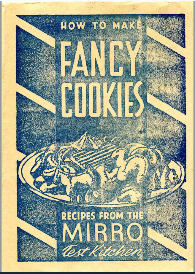 Mirro Press Cooky Cookie Instruction Booklet with Recipes Etsy