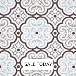 2 gordijnen: Premier Prints Nyle Snowy Blue, of kies voor op maat geknipte stof