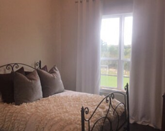 SALE indoor outdoor curtains From small window Curtains to 2 Story extra long drapes choose your length