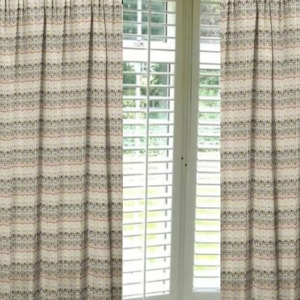 Drapery Loft Tesselate curtains any length small window cafe curtains extra long drapes, living room bedroom 25-100&quot; wide