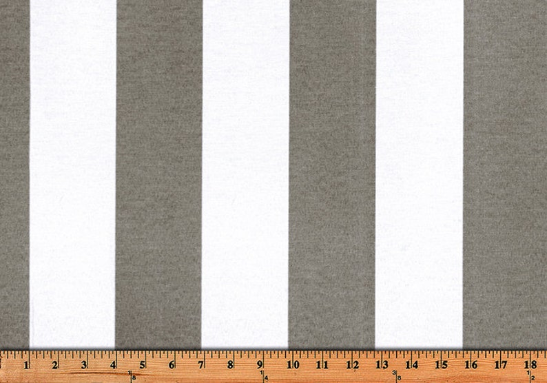 Any length Sand Stripe Indoor Outdoor Stripe Curtains Custom Made curtains from small window curtains through extra long curtains you choose