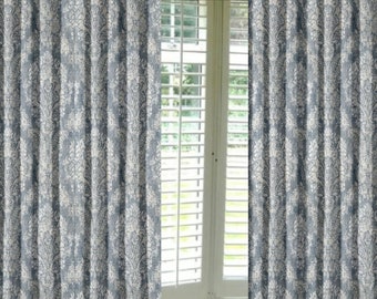 Hamilton Curtains: Any length, 25 - 100 inch wide, Extra Long Drapes, Small Window Treatments, 2 Panels