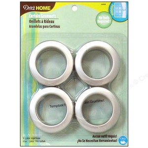 Grommets for curtain Silver color