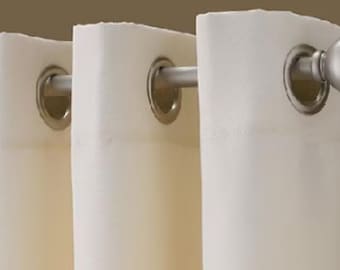Grommets for curtains Pewter color
