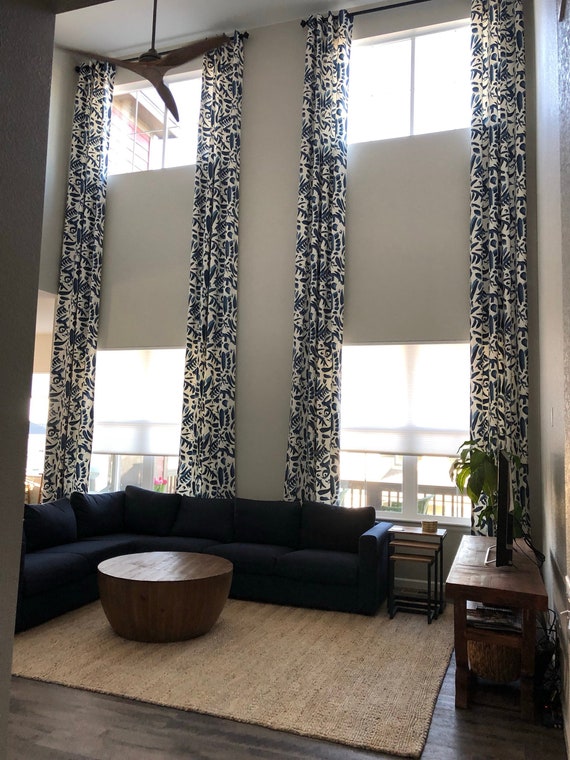Lacefield Lino Curtains From Small Window Curtains Through Etsy