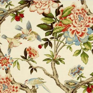 2 Waverly Mudan any length through extra long curtains custom made for living room office hotel bedroom porch 2 story drapes 2-30 ft. long.