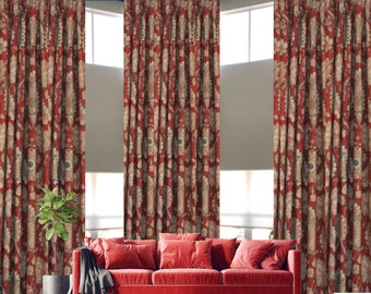 2 CURTAINS Castleford any length  extra long luxury drapes or small window modern curtains 2-30 feet long 25-100 inch wide