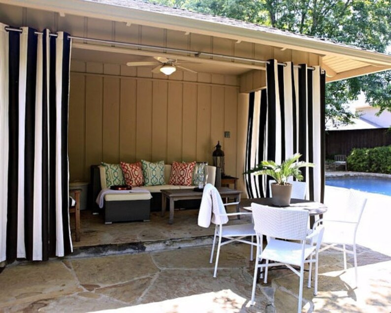 5 colors Striped CurtainsSALE Curtains Custom Made Designer Drapes