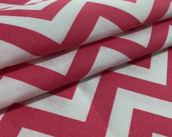 Chevron Pink curtains extra long curtains or small window cafe curtains 2 story drapes custom made living room, bedroom, office 2-30 feet