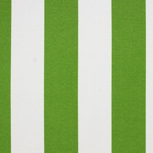 Curtains Richloom Cabana green striped any length custom made for living room office bedroom porch 2 story drapes 2-26 ft