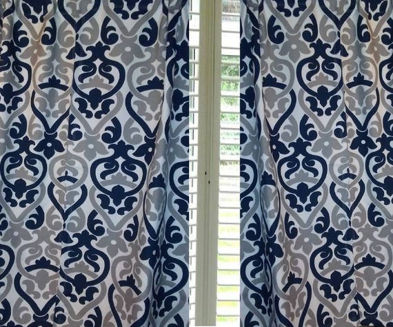 Alex Custom Made Indoor Outdoor Drapes 1 Set Designer Fabric Etsy