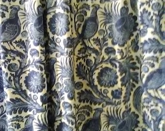 Curtains Waverly Tucker any length through extra long custom for living room office bedroom  2 story drapes 2-30 ft.long 25-100 inch wide