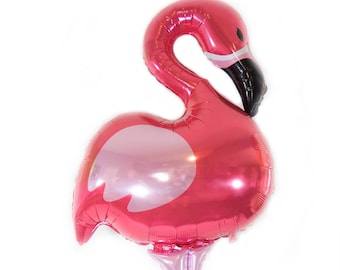 Jumbo Flamingo Balloon -mylar foil - bachelorette party - engagement - bridal shower - birthday party - tropical theme - pink