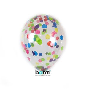 Rainbow Confetti 24 Birthday Balloon
