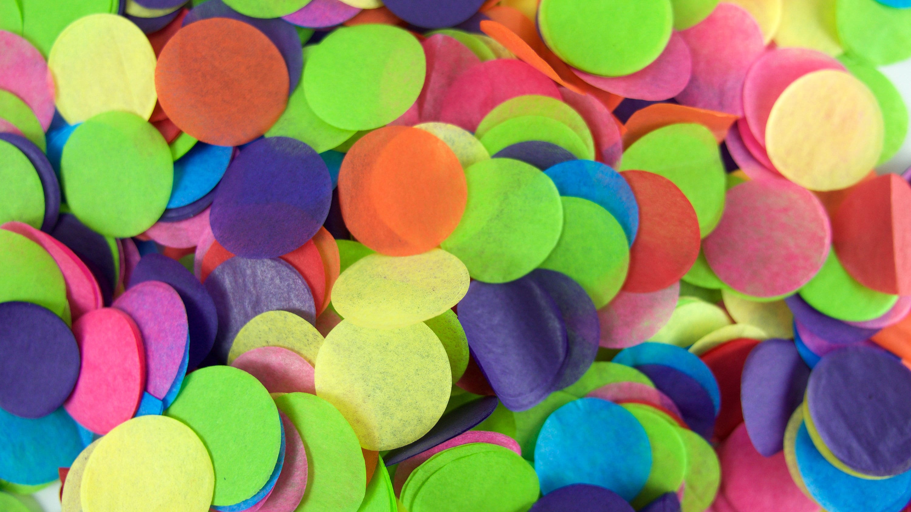 Coriandoli Di Carta Vellna Colorata Per Feste – 60g In Tinte Pastello E Arcobaleno – Decorazioni Compleanno E Laurea