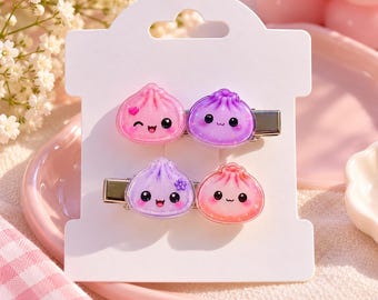 Hårspännen för dumplings (2-pack)