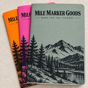 Handmade A5 Notebook, 48-Page Journal, Lined, Dot Grid or Graph Paper