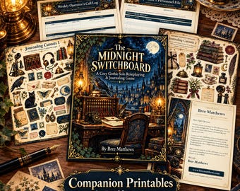 The Midnight Switchboard - Cozy Solo Journaling RPG, Role Playing Game