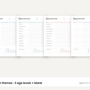 2027 Planner Bundle: Calendar, Habit Tracker, Chore Chart, Admin Planner (Digital Download) image 3