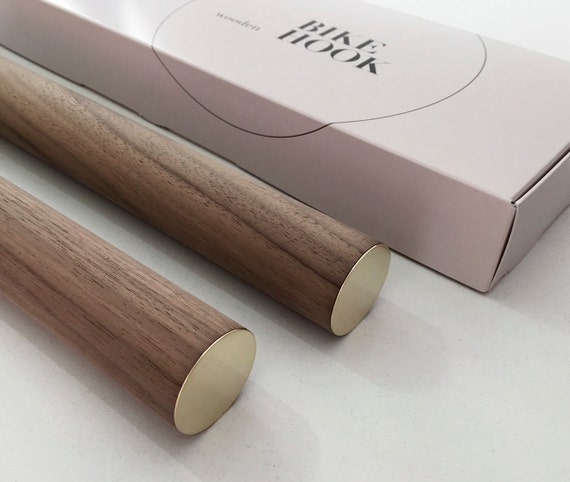 wooden bike hook