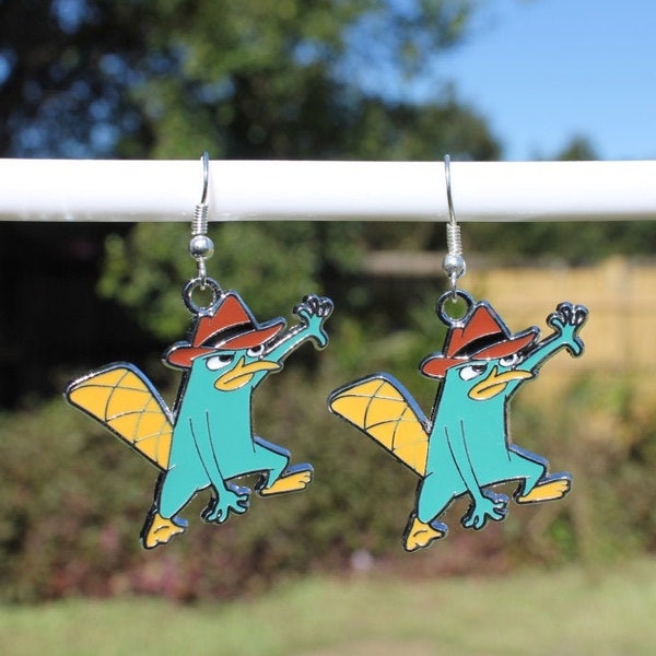 Perry The Platypus Earrings