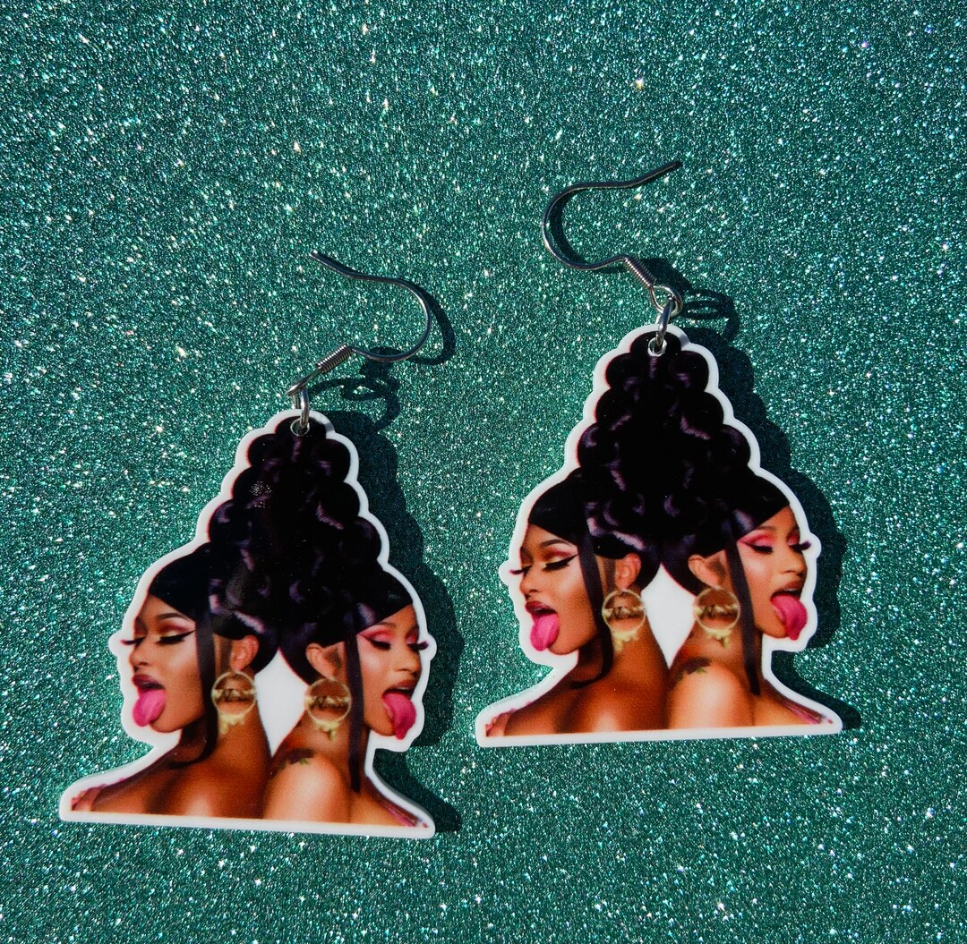 Wap earrings cardi b Clearance