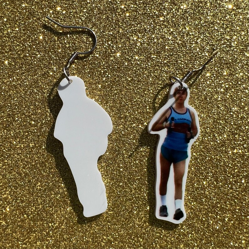 Kath and Kel Power Walking Kath and Kim Novelty Earrings Etsy Australia