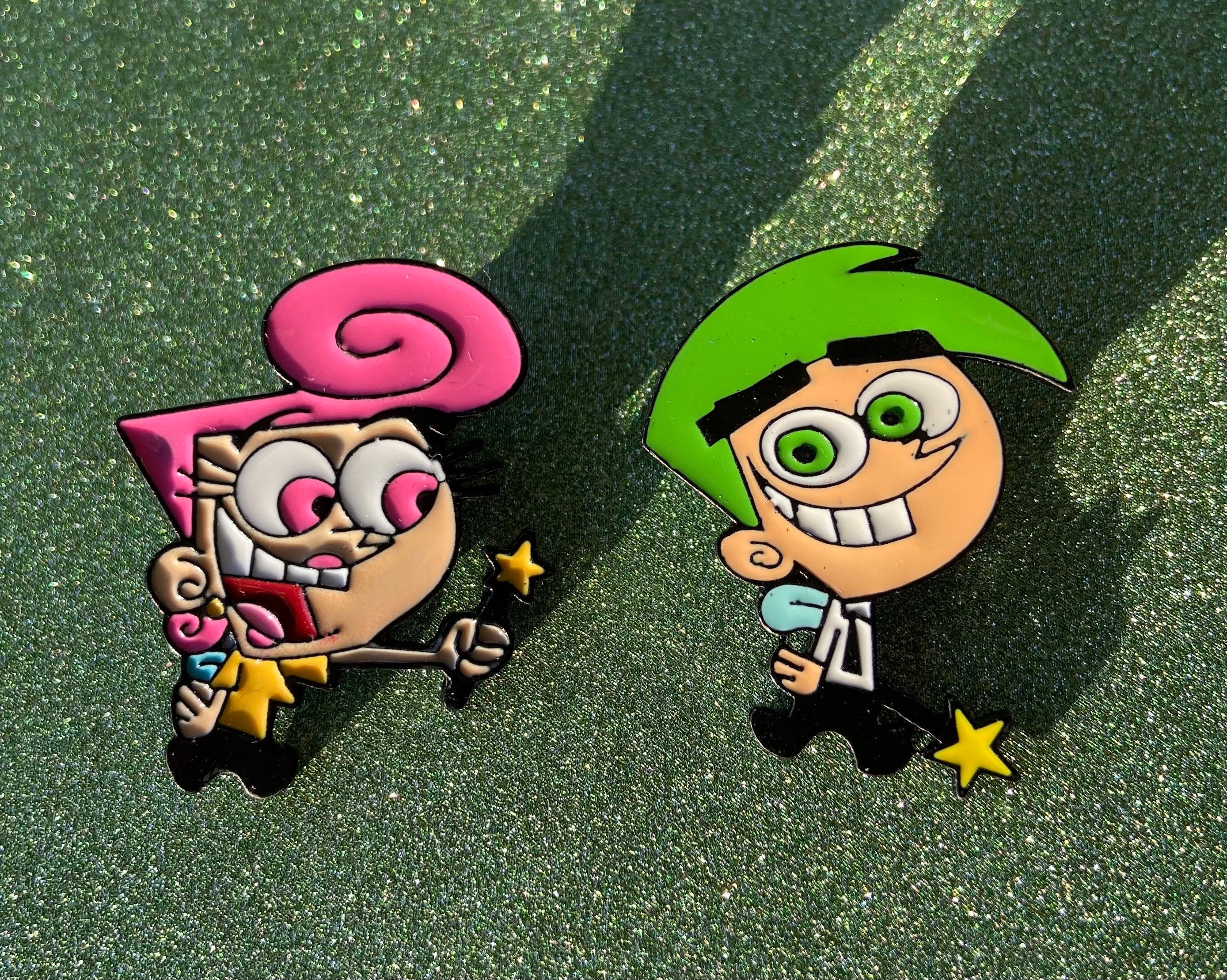2777px x 2217px - Cosmo and Wanda Fairly Odd Parents Metal Enamel Pin - Etsy Canada