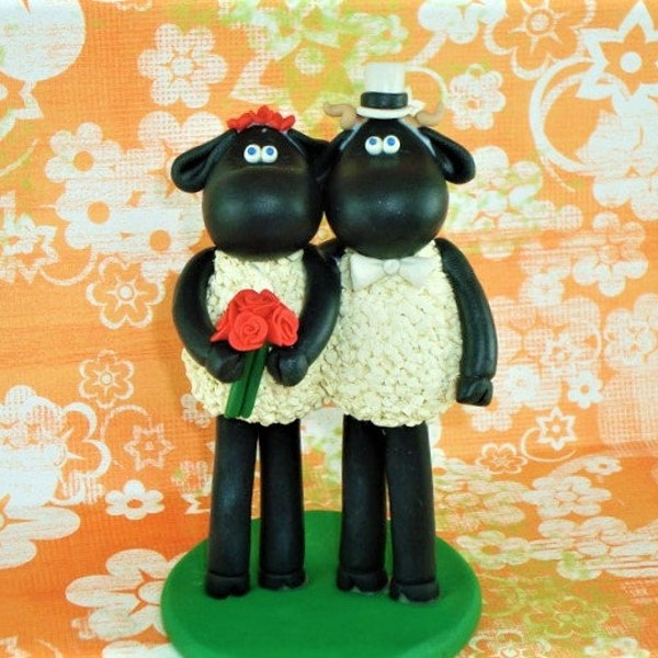 Sheep Cake Topper Etsy