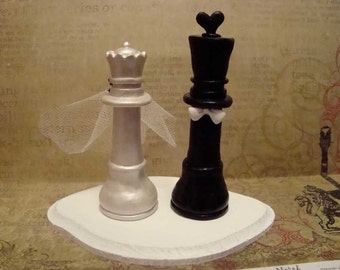 Customized Chess Piece Cake Topper