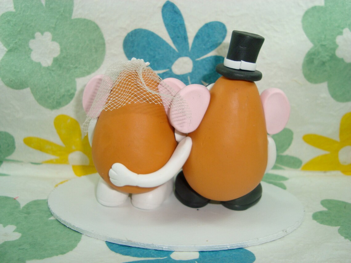 Custom Handmade Mr & Mrs Potato Head Cake Topper Etsy