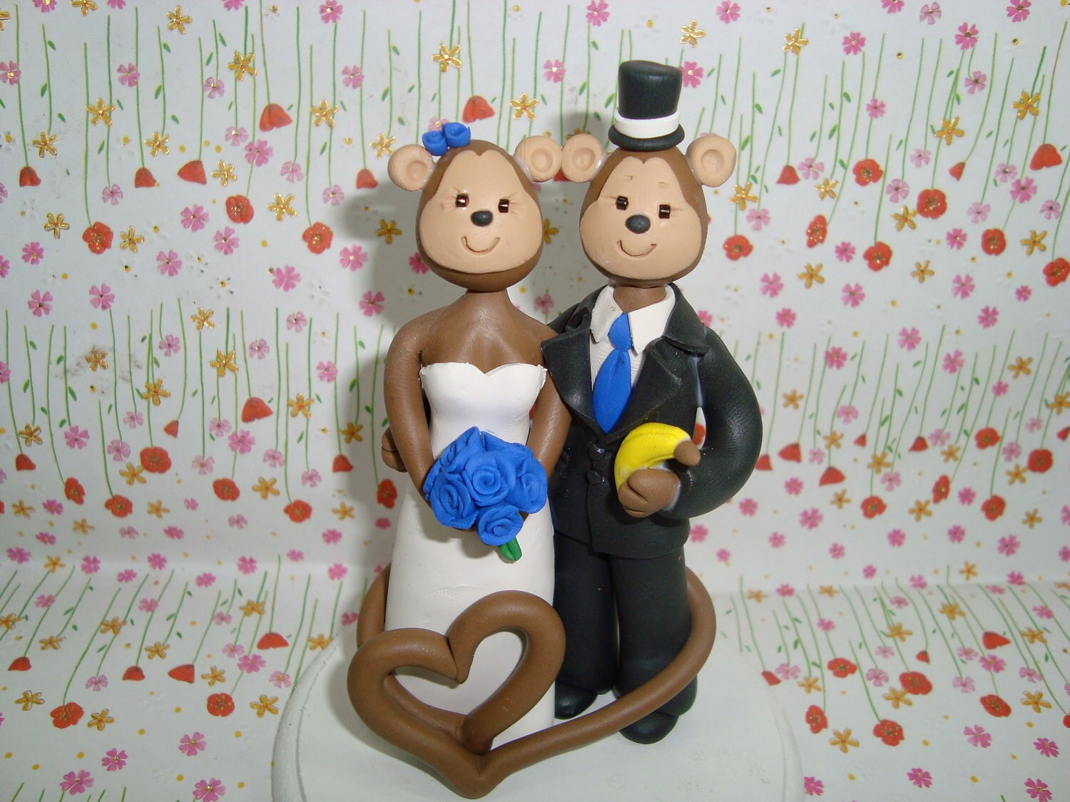 Customized Monkey Cake Topper | Etsy