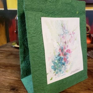 Green Paper Gift Bag