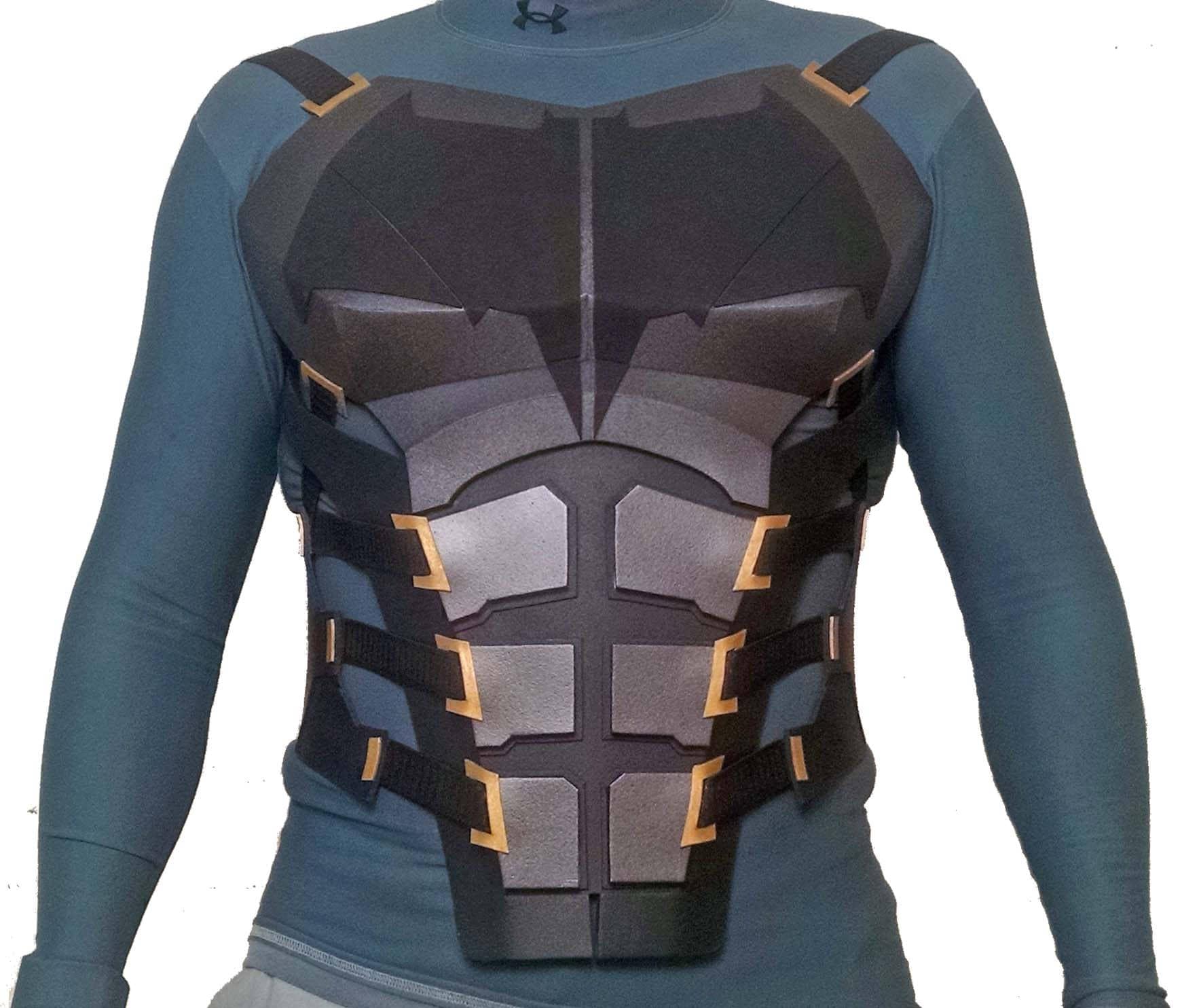 DIY Batman Justice League Chest Foam Armor Tutorial Kit Etsy