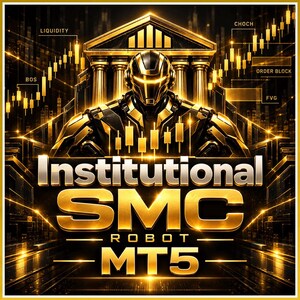 Robô SMC Institucional MT5 | Expert Advisor (EA) para Forex da Smart Money Concepts | Download Digital