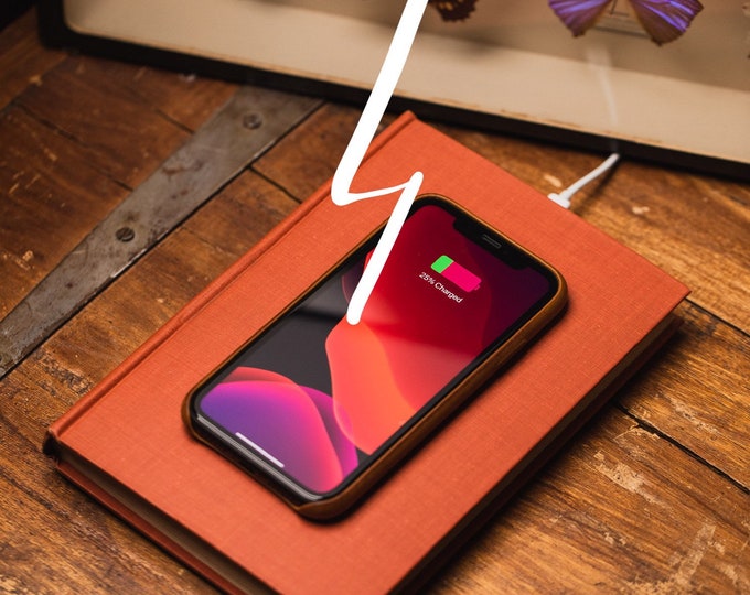 Wireless Phone Charger Made From a Vintage 1944 Book - Etsy