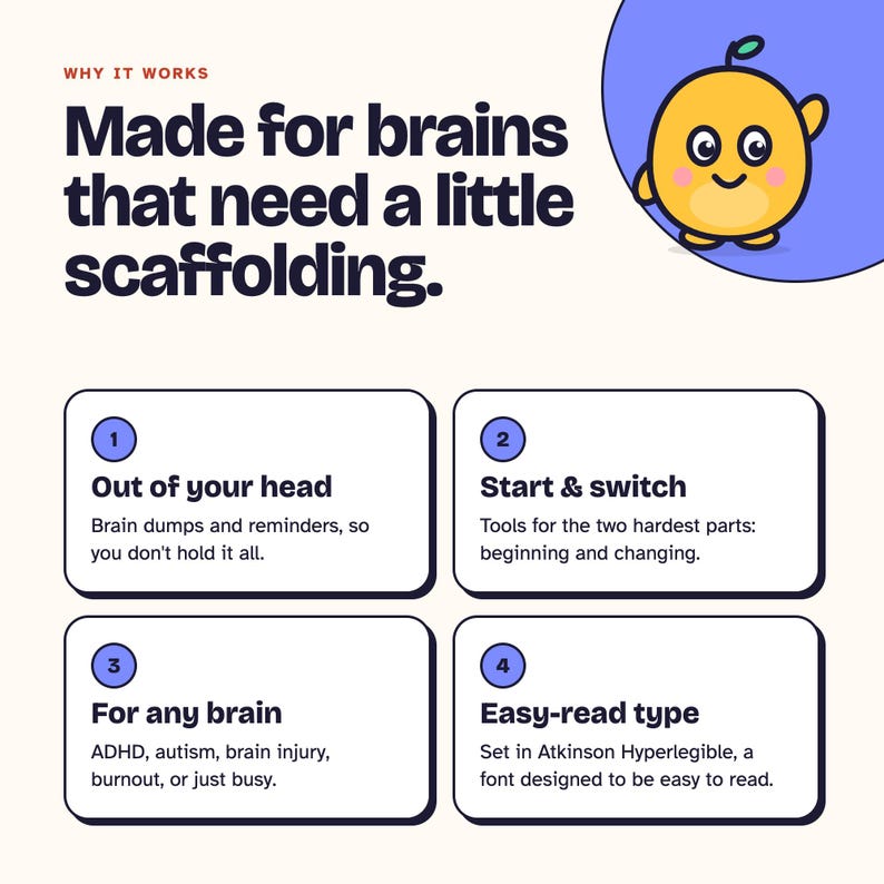 Executive Function Planner Printable, Brain Dump, Prioritise Matrix | Plan and Prioritise Kit | Printable PDF, A4 Letter A5 Instant Download image 2