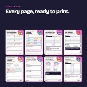 Auditory Processing Printable Bundle, 8 Pages | Listening, Classroom & Work, About My APD | A4 Letter A5 PDF image 3