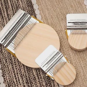 Wooden Darning Loom, Speedweve Mending Tool, Clothing Repair Kit, DIY Textile Sewing Supplies