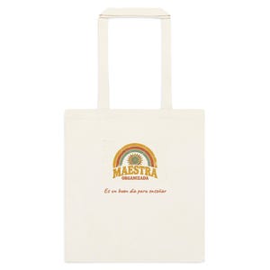 Bolso Maestra Retro Arcoíris — Maestra Organizada