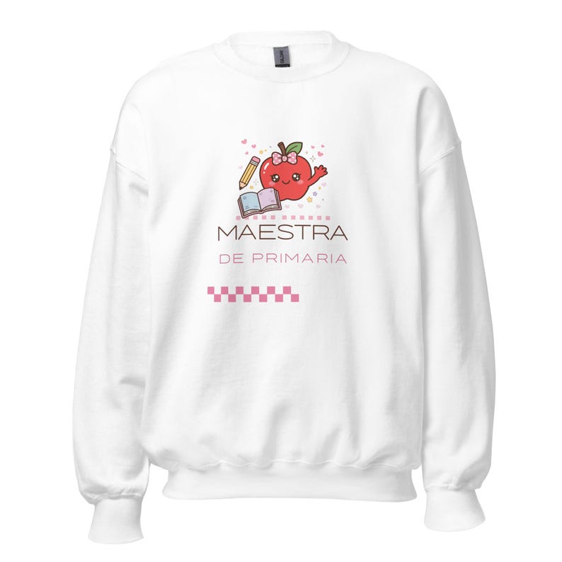 Sudadera Maestra de Primaria Kawaii
