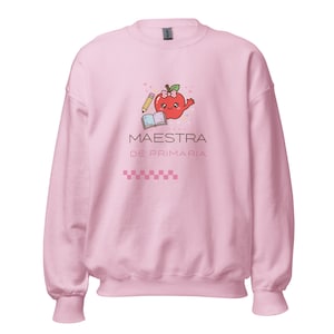Sudadera Maestra de Primaria Kawaii