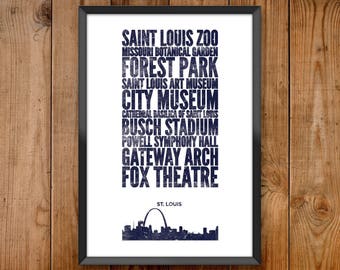 St Louis City Print