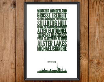 Hamburg City Print