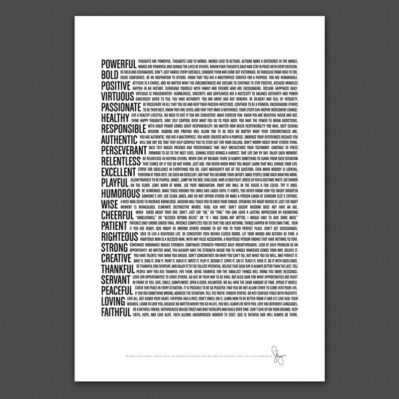 Manifesto Print image 1