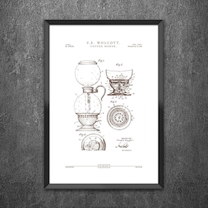 No 178 - Coffee Maker | Coffee Poster | Specialty Coffee | Coffee Lover's Poster | Coffee Recipe | Drink Receipt | Kitchen Decor